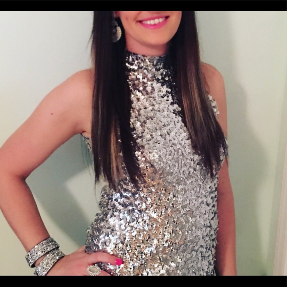 Sequin tank top